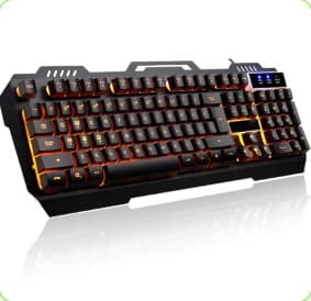 Steampunk Anti-Ghosting Mechanical Keyboard